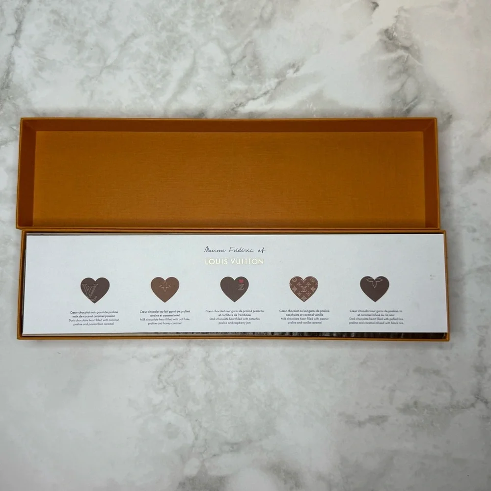 Authentic Louis Vuitton “Le Chocolat – Maxime Frédéric” Gift Box with Ribbon